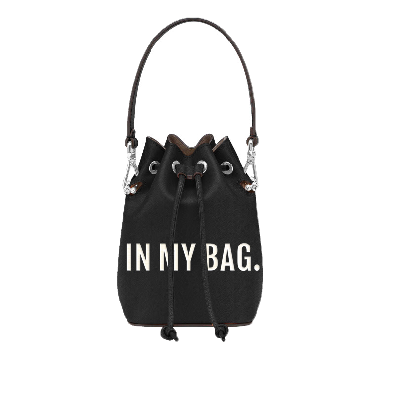Black IN MY BAG Bucket Bag – two.Sevynteen