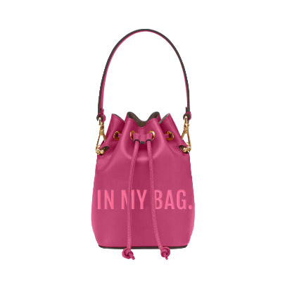 Pink IN MY BAG Bucket Bag